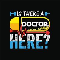 Doctor T-shirt Design vector
