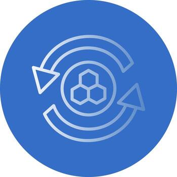 diseño de icono de vector de reprogramación celular