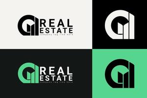 C Letter - Real Estate and Architecture Branding Identity logo templates vector