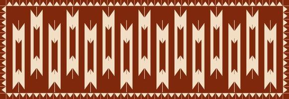 Aztec Navajo area rug pattern. Ethnic traditional southwest geometric pattern use for carpet, rug, tapestry, mat, table runner, etc. Ethnic boho southwest pattern floor rug fabric design. vector