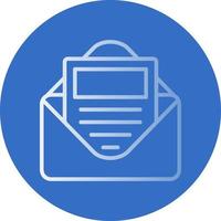 E Newsletter Vector Icon Design