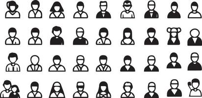 People Avatar Icon Pack vector