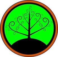 el ilustraciones y clipart. vector imagen. árbol con hojas