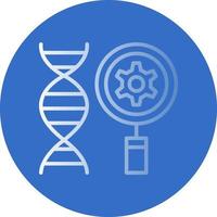 diseño de icono de vector de hallazgo genético