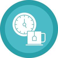 Tea Time Vector Icon Design