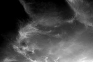 White cloud textured and sky isolated on black background photo