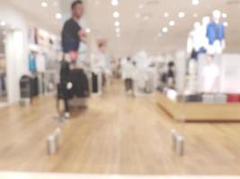 shopping mall blur background photo