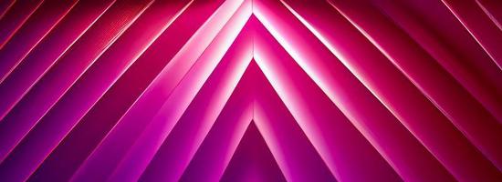 Abstract background consisting of geometric pattern. Gradient color from violet to red. Wide angle format banner photo