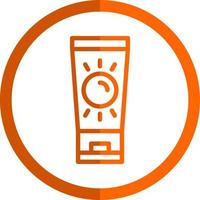 Sunblock Vector Icon Design