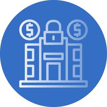 Fixed Asset Vector Icon Design