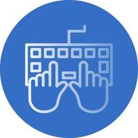 Data Entry Vector Icon Design