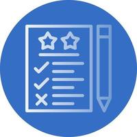 diseño de icono de vector de evaluación