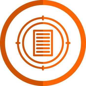 Contextual Targeting Vector Icon Design