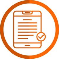 Digital Contract Vector Icon Design