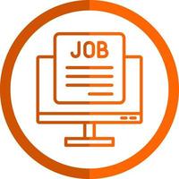 Job Vacancy Vector Icon Design