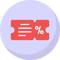 Voucher Vector Icon Design