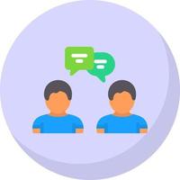 Discussion Vector Icon Design