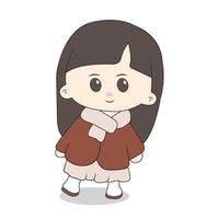 cute chibi character vector