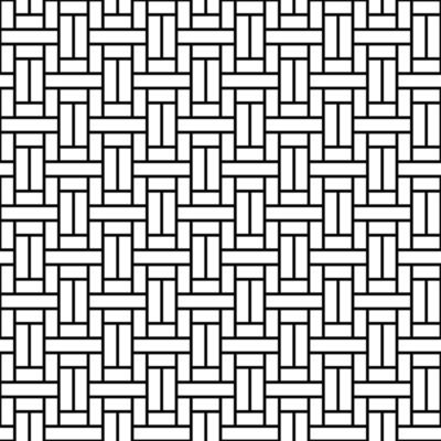 Seamless geometric pattern in oriental style black and white. EPS10