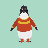 adela pingüino animal ilustración vector