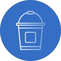 Bucket Vector Icon Design