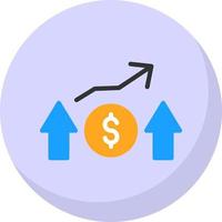 Financial Profit Vector Icon Design