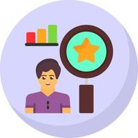 Qualitative Research Vector Icon Design