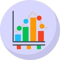 Bar Chart Vector Icon Design