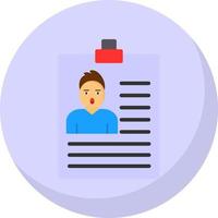 Identification Vector Icon Design
