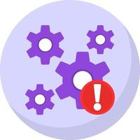 Operational Risk Vector Icon Design