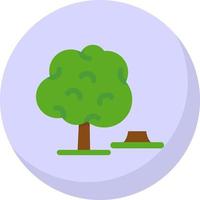 diseño de icono de vector de deforestación