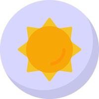 diseño de icono de vector de sol