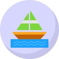 Sailing Vector Icon Design