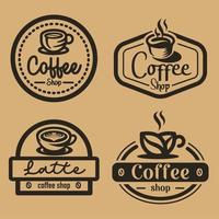 café logo Compilacion vector