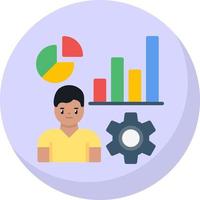 Ux Analytics Vector Icon Design