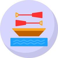 Rowing Vector Icon Design