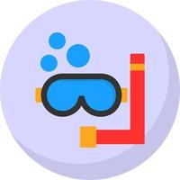 Snorkeling Vector Icon Design