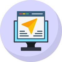 Landing Page Vector Icon Design