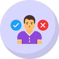 Decision Making Vector Icon Design