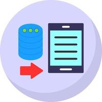 Data Portability Vector Icon Design