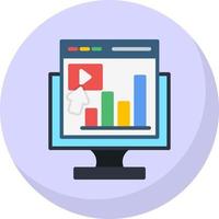 Clickstream Analysis Vector Icon Design
