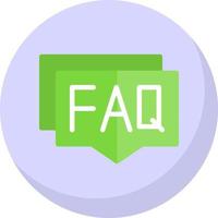 Faq Vector Icon Design