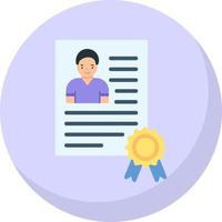 Employee Qualification Vector Icon Design