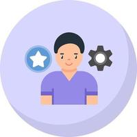 Employee Skills Vector Icon Design