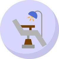 Dentist Chair Vector Icon Design