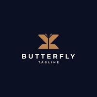 Butterfly logo icon design vector