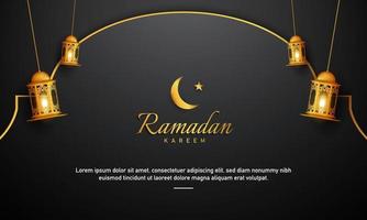 Ramadan Kareem Background Design. vector