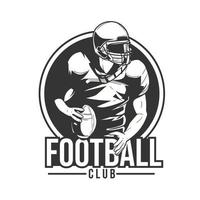 American football modern logo vector