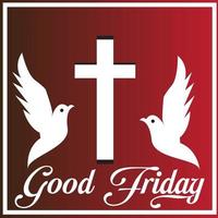 Creative vector illustration for christian religious occasion Good Friday. Can be used for background,