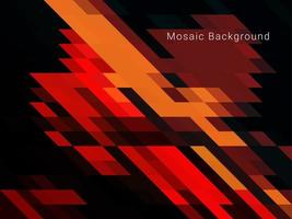 Abstract geometric red mosaic modern elegant background vector